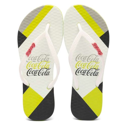 Chinelo Coca-Cola Shoes Picton Feminino Verde Lima