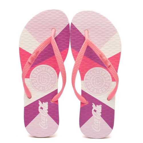 Chinelo Coca-Cola Riley Feminino Off White
