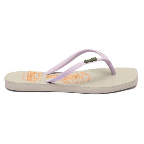 Chinelo Coca-Cola Shoes Feeling Cinza Lilas