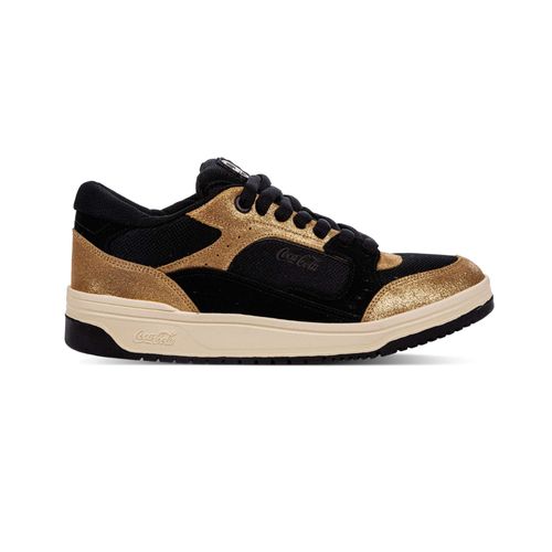 Tênis Coca-Cola Shoes Y2K RR Preto Dourado