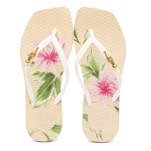 Chinelo Coca-Cola Shoes Cherry Garden Branco
