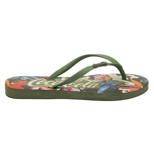 Chinelo Coca-Cola Shoes Bahai Musgo