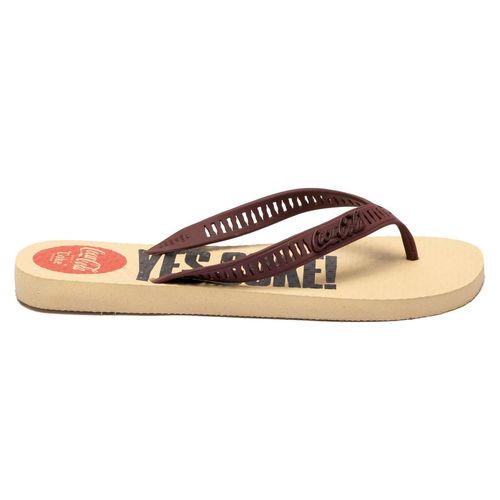 Chinelo Coca-Cola Yes Coke! Off White