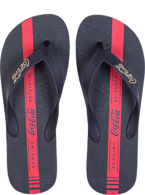 Chinelo Coca-Cola Shoes Authentic Preto