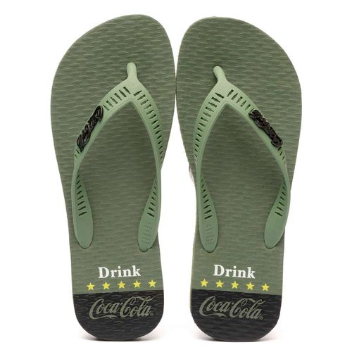 Chinelo Coca-Cola Shoes Gove 2 Musgo