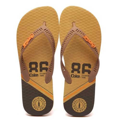 Chinelo Coca-Cola Shoes Sprint Caramelo