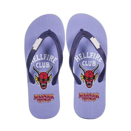 Chinelo Stranger Things Hellfire Denim