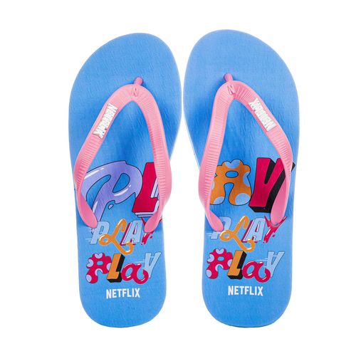 Chinelo Netflix Play Turquesa