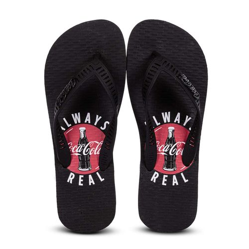 Chinelo Coca-Cola Always Real Preto