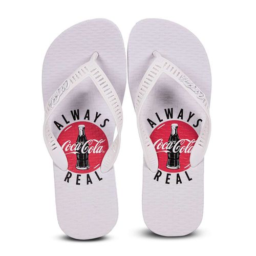 Chinelo Coca-Cola Always Real Branco