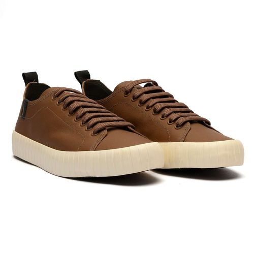 Tênis Coca-Cola Shoes Houston Leather Caramelo