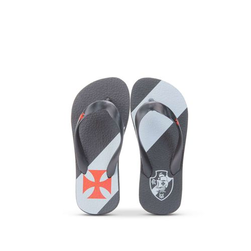 Chinelo Vasco Camisa 1 Infantil Preto Preto