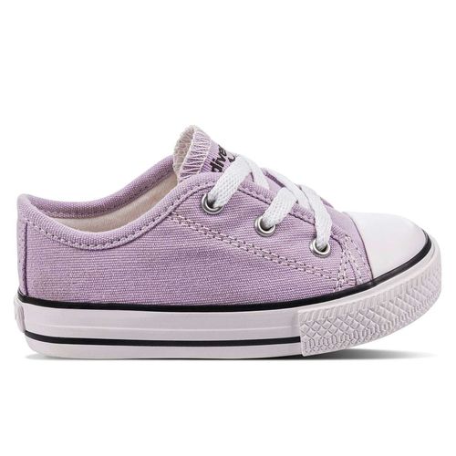 Tênis Infantil Diversão Baby Canvas Low Lilas