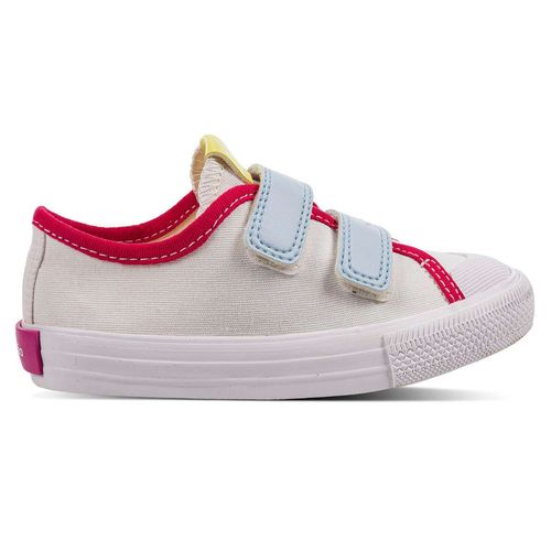 Tênis Infantil Diversão Ale Kids Branco Rosa