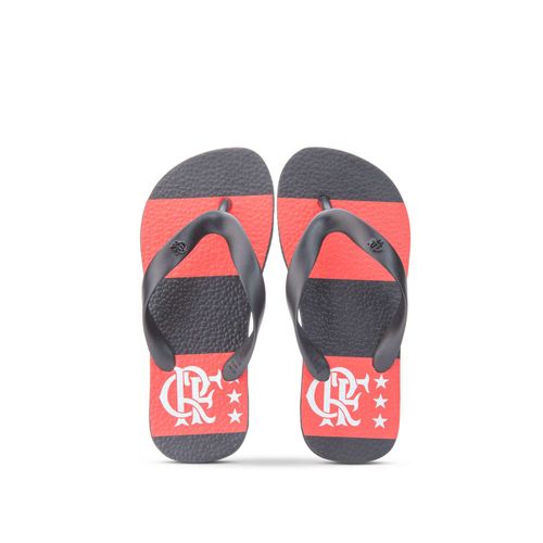 Chinelo Flamengo Manto 81 Kids Preto Preto
