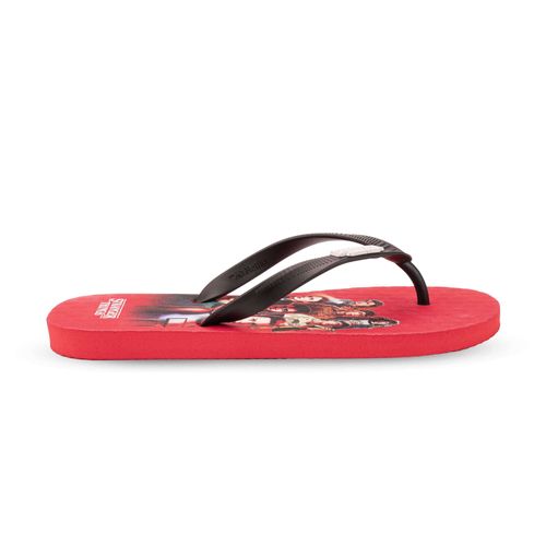 Chinelo Stranger Things Team Vermelho Preto