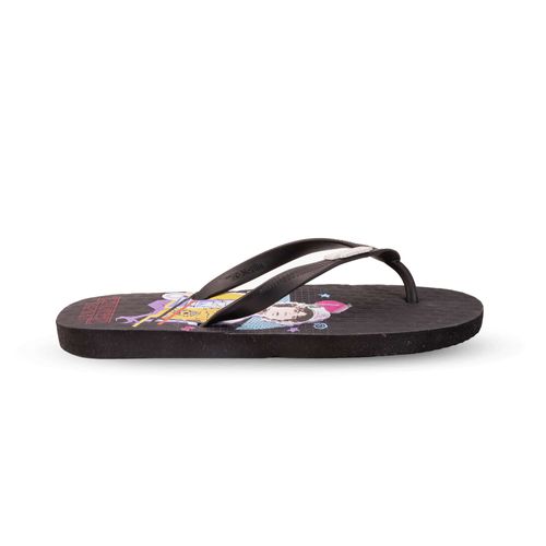 Chinelo Stranger Things Dustin Preto Preto