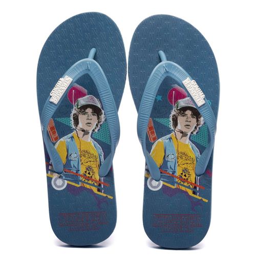 Chinelo Stranger Things Dustin Denim