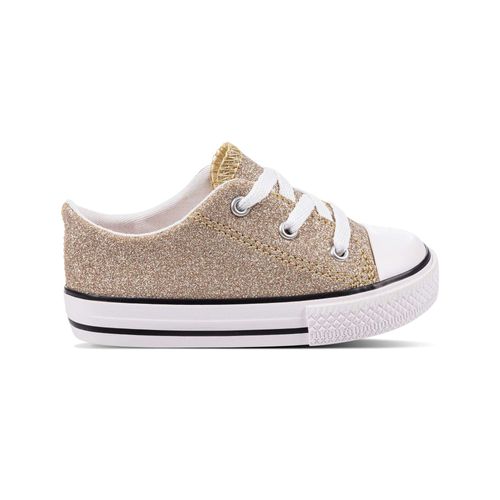Tênis Diversão Baby Mini Maite Dourado