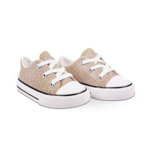 Tênis Diversão Baby Mini Maite Dourado