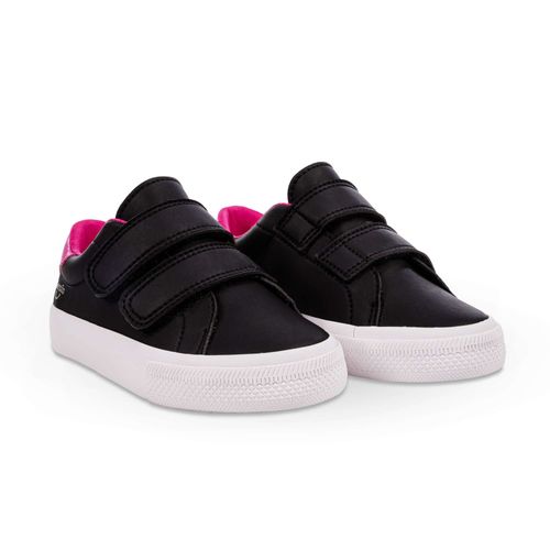 Tênis Infantil Diversão Mini Samy Preto Pink
