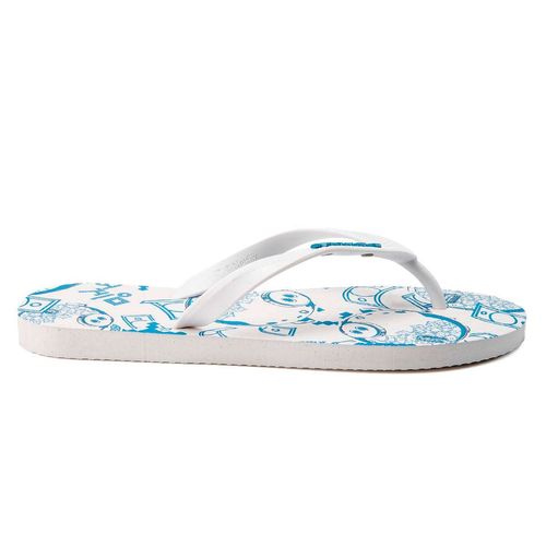 Chinelo Round 6 Vault Branco Branco