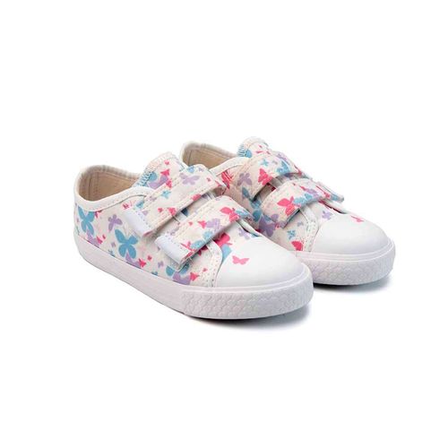 Tênis Diversão Buterfly Baby Branco