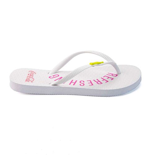 Chinelo Coca-Cola Vicenza Branco
