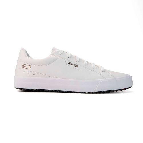 Tênis Coca-Cola Shoes Stamp Texas Leather All white
