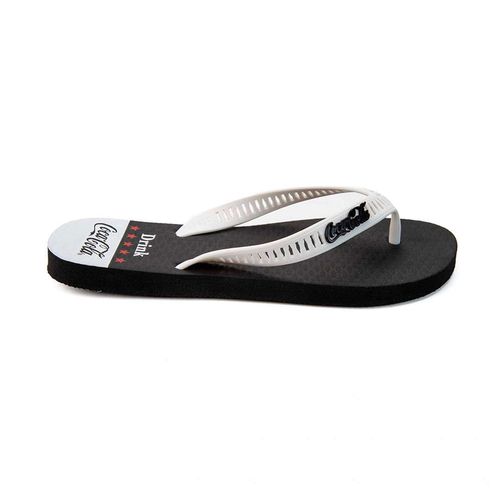 Chinelo Coca-Cola Shoes Gove 2 Preto Branco