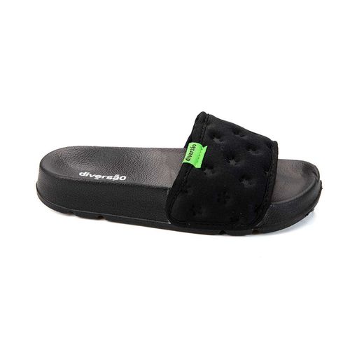 Chinelo Slide Diversão Nuvem Black