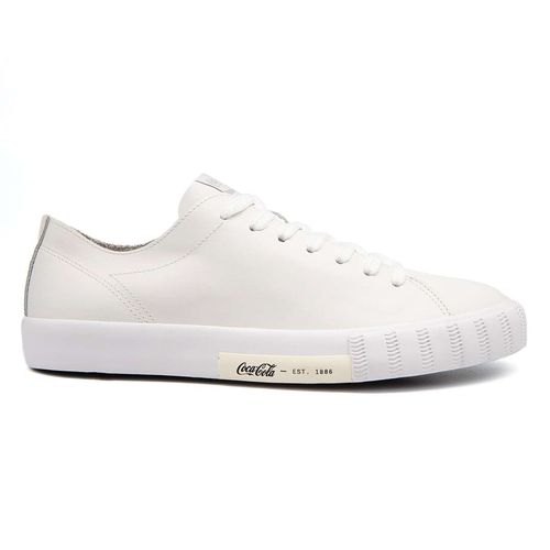 Tênis Coca-Cola Shoes Camder Leather Branco