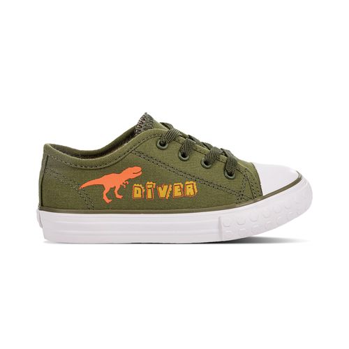 Tênis Diversão Canvas Dino Militar
