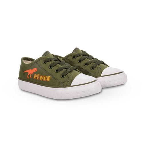Tênis Diversão Canvas Dino Militar