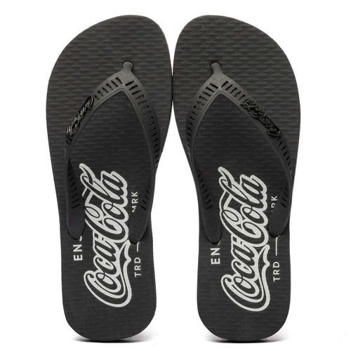 Chinelo Coca-Cola Shoes Norton Preto