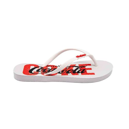 Chinelo Coca-Cola Troy Feminino Branco
