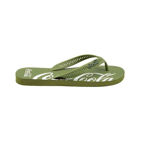 Chinelo Coca-Cola Spencerian Crop 2 Musgo