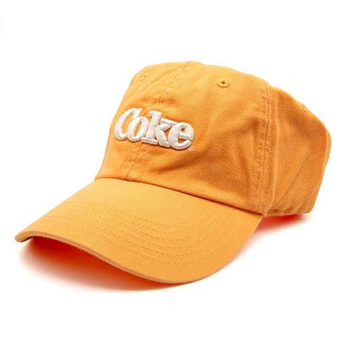 Bone Coca-Cola Shoes Bordado Eva Frontal Mediterraneo Laranja Buff