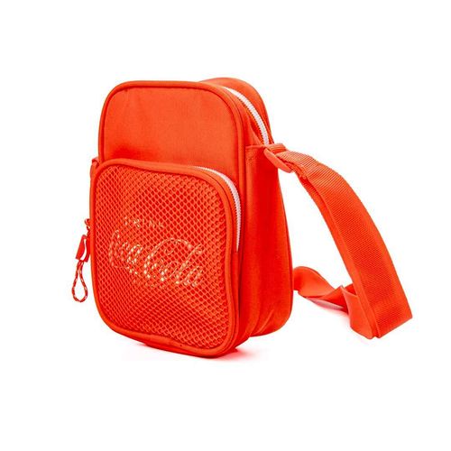 Bolsa Transversal Coca-Cola Shoes Color Trend Vermelho