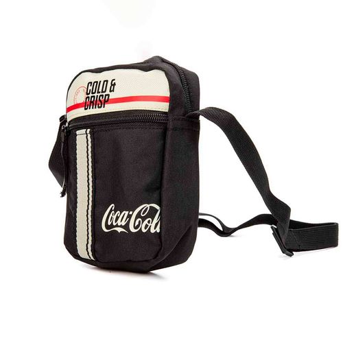 Bolsa Transversal Coca-Cola Shoes Contrast Preto