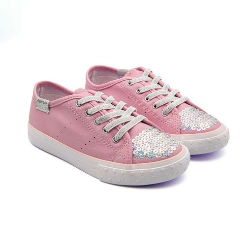 Tenis Infantil Diversão Mini Justine Rosa