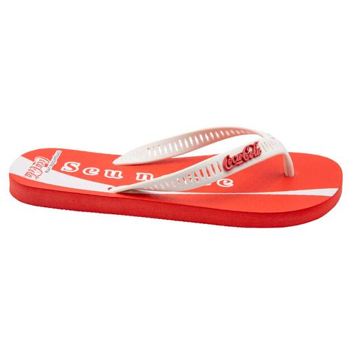 Chinelo Coca-Cola Shoes Masculino Share a Coke Personalizável Vermelho Branco