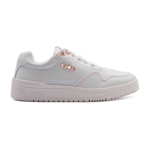 Tenis Coca-Cola Shoes Hope Town Branco Cobre