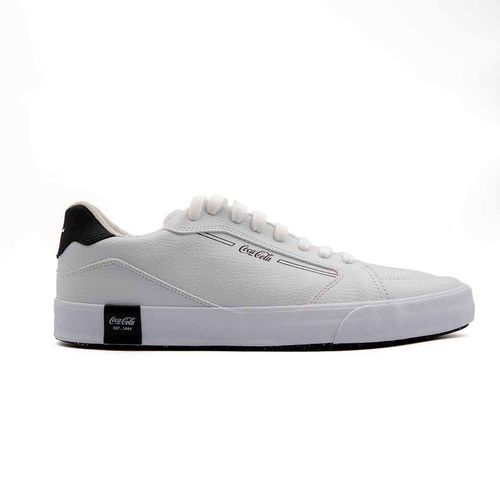 Tenis Coca-Cola Shoes Rush Town Branco Preto