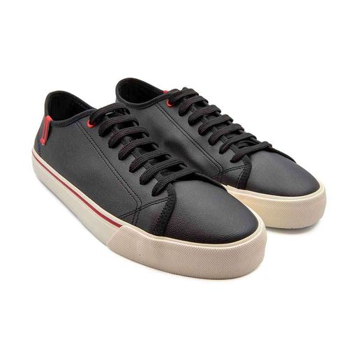 Tênis Coca-Cola Shoes York Town Preto Vermelho