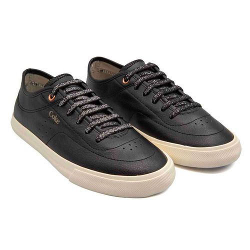 Tênis Coca-Cola Shoes Queens Town Preto