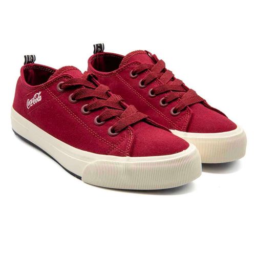 Tênis Coca-Cola Shoes Atlanta Canvas Coke Burgundy