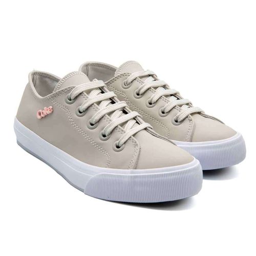 Tênis Coca-Cola Shoes Sandy Town Cinza/Rosa