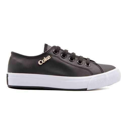 Tênis Coca-Cola Shoes Sandy Town Preto Branco