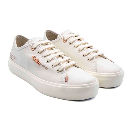 Tênis Coca-Cola Shoes Key West Town Off White